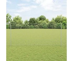 Įmontuotas tvoros stulpas 5 vnt. Sidabrinė 180 cm