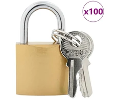 U spyna su raktai 100 pcs Žalvaris Geležis