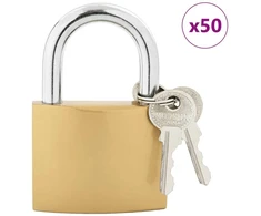 U spyna su raktai 50 pcs Žalvaris Geležis