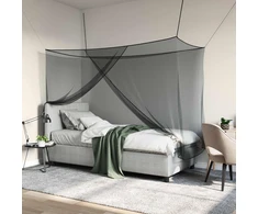 Uodų tinklas lovai 156 mesh Juoda 220 x 120 x 150 cm