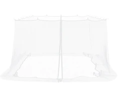 Uodų tinklelį pavėsinei 220 mesh Balta 6 x 3 x 2 m Poliesteris