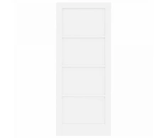 Vidaus durys 83 x 202 cm fanera Balta