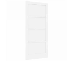 us durys Balta 93 x 202 cm fanera
