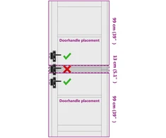 Vidaus durys 86 x 211 cm fanera Natūrali