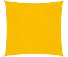 Uždanga nuo saulės, geltona, 5x5m, oksfordo audinys, kvadratinė