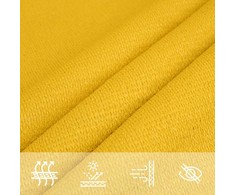 Uždanga nuo saulės, geltonos spalvos, 3x3x4,2m, HDPE, 160g/m²
