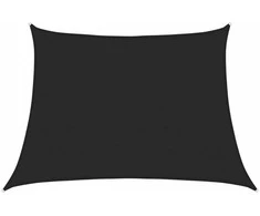 Uždanga nuo saulės, juodos spalvos, 4/5x3m, HDPE, 160g/m²