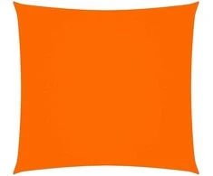 Uždanga nuo saulės, oranžinė,7x7m, oksfordo audinys, kvadratinė