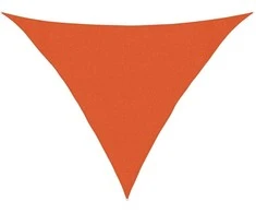 Uždanga nuo saulės, oranžinės spalvos, 3x3x4,2m, HDPE, 160g/m²