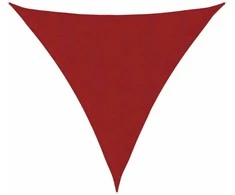 Uždanga nuo saulės, raudona, 4,5x4,5x4,5m, oksfordo audinys