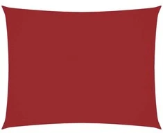 Uždanga nuo saulės, raudona,6x7m, oksfordo audinys, stačiakampė