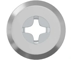 Užrakto veržlė 12 pcs Sidabro M6 x 15 mm Plienas