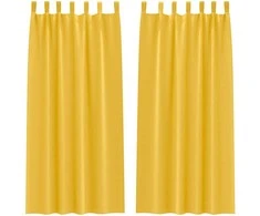 Užuolaidos su žiedais, blokuojančios šviesą 2 pcs