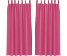 Užuolaidos su žiedais, blokuojančios šviesą 2 pcs