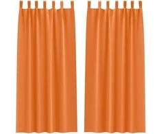 Užuolaidos su žiedais, blokuojančios šviesą 2 pcs