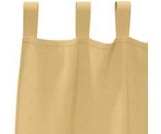 Užuolaidos su žiedais, blokuojančios šviesą 2 pcs Smėlio