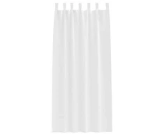 Užuolaidos su žiedais, blokuojančios šviesą 2 pcs Švari balta