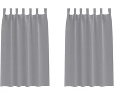 Užuolaidos su žiedais, blokuojančios šviesą 2 pcs