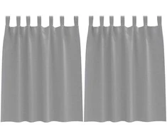 Užuolaidos su žiedais, blokuojančios šviesą 2 pcs