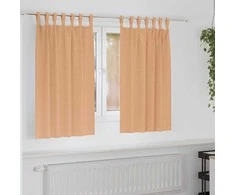Užuolaidos su žiedais, blokuojančios šviesą 2 pcs