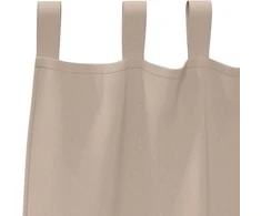 Užuolaidos su žiedais, blokuojančios šviesą 2 pcs Taupe