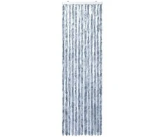 Užuolaida nuo vabzdžių, sidabrinės spalvos, 118x220cm, šenilis
