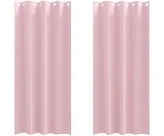Užuolaidos su žiedais, blokuojančios šviesą 2 pcs