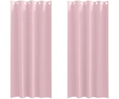 Užuolaidos su žiedais, blokuojančios šviesą 2 pcs