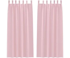 Užuolaidos su žiedais, blokuojančios šviesą 2 pcs