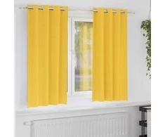Užuolaidos su žiedais, blokuojančios šviesą 2 pcs