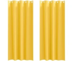 Užuolaidos su žiedais, blokuojančios šviesą 2 pcs