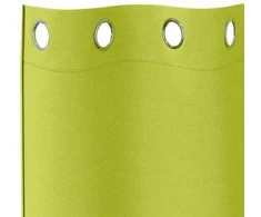 Užuolaidos su žiedais, blokuojančios šviesą 2 pcs Žalia