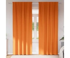 Užuolaidos su žiedais, blokuojančios šviesą 2 pcs