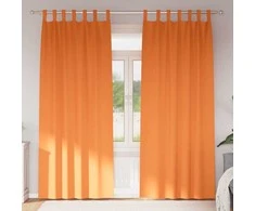 Užuolaidos su žiedais, blokuojančios šviesą 2 pcs