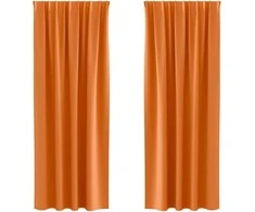 Užuolaidos su žiedais, blokuojančios šviesą 2 pcs
