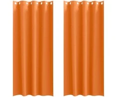 Užuolaidos su žiedais, blokuojančios šviesą 2 pcs