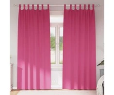 Užuolaidos su žiedais, blokuojančios šviesą 2 pcs