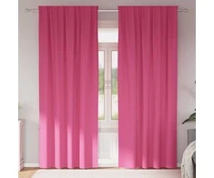 Užuolaidos su žiedais, blokuojančios šviesą 2 pcs