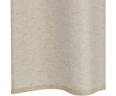 Voile Užuolaida 2 pcs Smėlio 175 x 140 cm Poliesteris