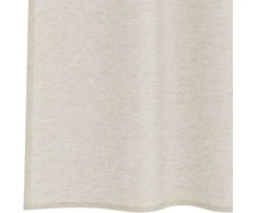 Voile Užuolaida 2 pcs Smėlio 225 x 140 cm Poliesteris
