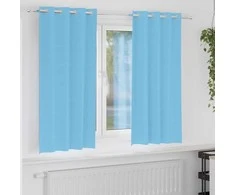 Užuolaidos su žiedais, blokuojančios šviesą 2 pcs