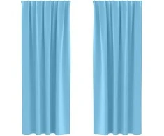 Užuolaidos su žiedais, blokuojančios šviesą 2 pcs