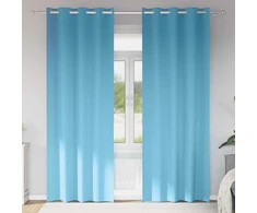 Užuolaidos su žiedais, blokuojančios šviesą 2 pcs