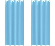 Užuolaidos su žiedais, blokuojančios šviesą 2 pcs
