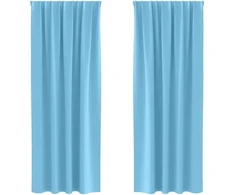 Užuolaidos su žiedais, blokuojančios šviesą 2 pcs