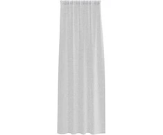 Voile Užuolaida 2 pcs Šviesiai pilka 245 x 140 cm Poliesteris