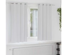 Užuolaidos su žiedais, blokuojančios šviesą 2 pcs