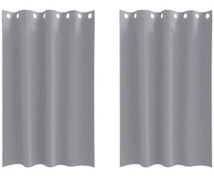 Užuolaidos su žiedais, blokuojančios šviesą 2 pcs