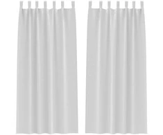 Užuolaidos su žiedais, blokuojančios šviesą 2 pcs