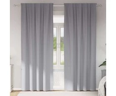 Užuolaidos su žiedais, blokuojančios šviesą 2 pcs